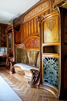 Banquette bibliotheque au mineur, 1902, (c2014-2017). Artist: Alan John Ainsworth