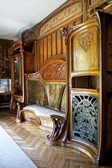 Banquette bibliotheque au mineur, 1902, (c2014-2017). Artist: Alan John Ainsworth