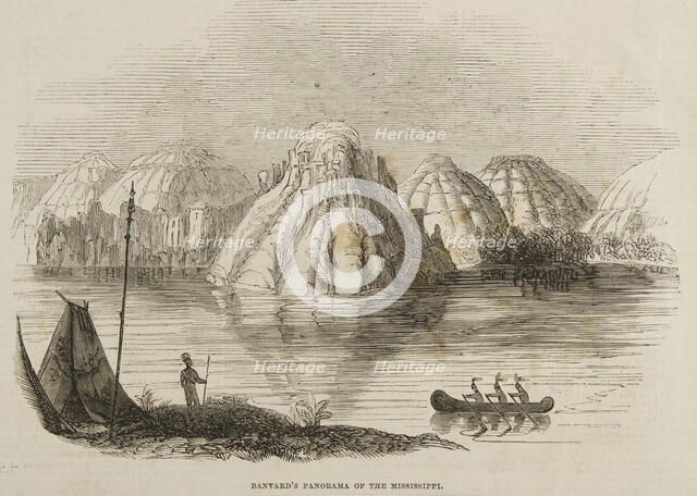 Banvard's Panorama of the Mississippi, 1848. Creator: Unknown.