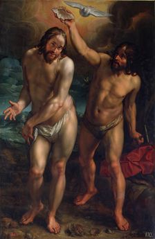 Baptism, 1608. Creator: Hendrik Goltzius