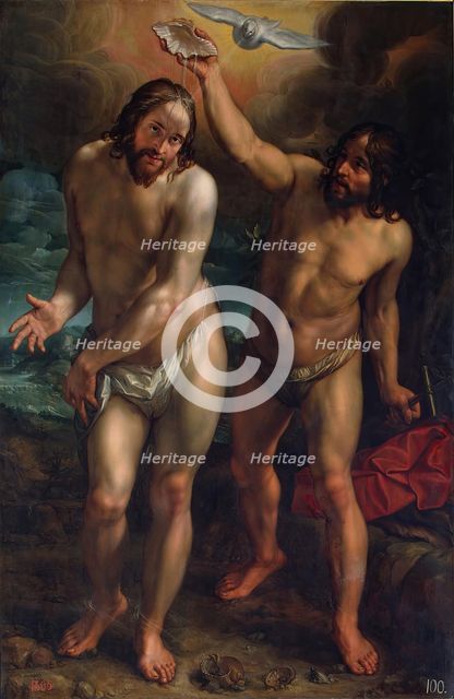 Baptism, 1608. Creator: Hendrik Goltzius.