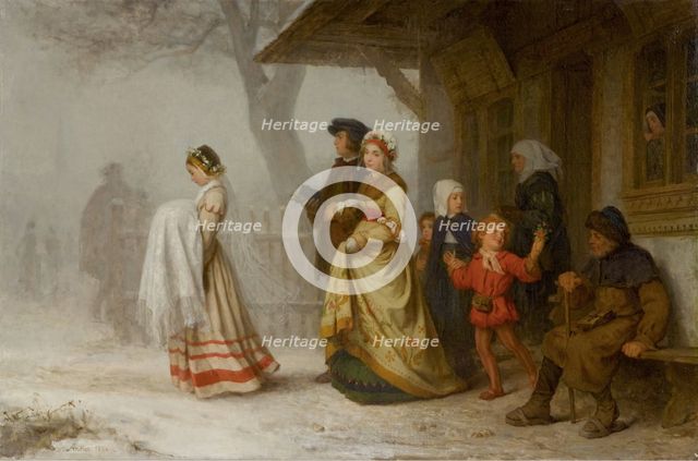 Baptism, 1864. Creator: Anker, Albert (1831-1910).