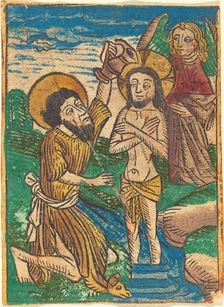 Baptism, c. 1490. Creator: Unknown