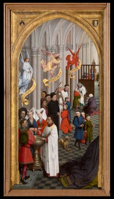 Baptism, Confirmation and Confession, 1440-1445. Creator: Rogier Van der Weyden