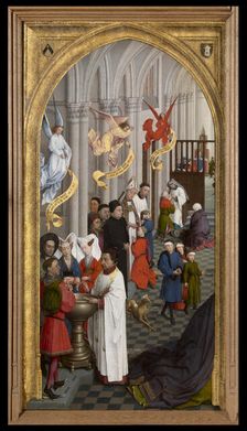 Baptism, Confirmation and Confession, 1440-1445. Creator: Rogier Van der Weyden