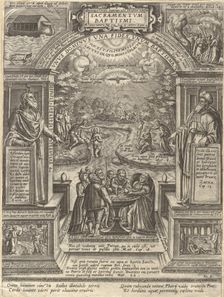 Baptism, from the series The Seven Sacraments, 1576., 1576. Creator: Philip Galle