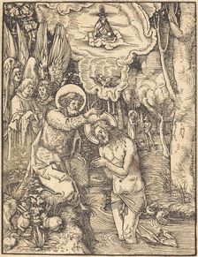 Baptism in Jordan. Creator: Hans Wechtlin the Elder