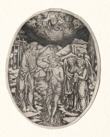Baptism of Christ, 1400s. Creator: Unknown