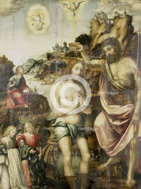 Baptism of Christ, 1500-1549. Creator: Anon.