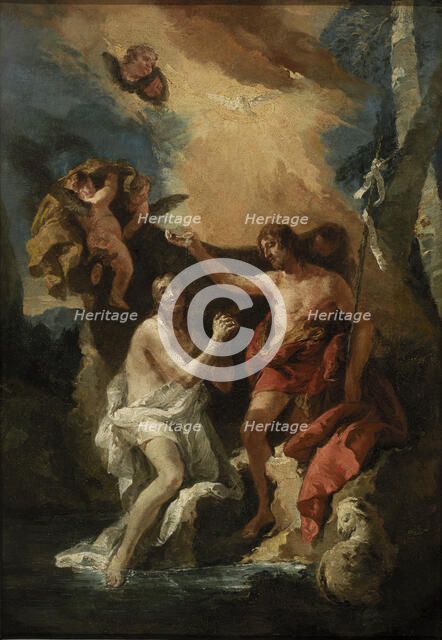 Baptism of Christ, 18th century. Creator: Unknown.