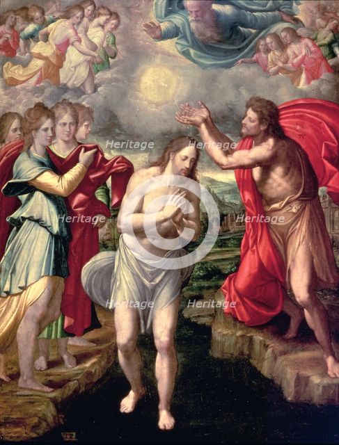 Baptism of Christ' by Juan Fernandez de Navarrete.