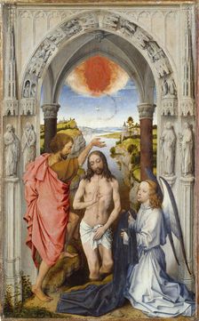 Baptism of Christ, c1510. Creator: Dutch Master