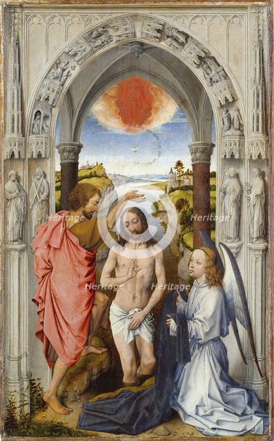 Baptism of Christ, c1510. Creator: Dutch Master.