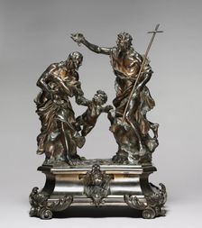 Baptism of Christ, designed 1645-1646, probably made 1650-1655. Creator: Alessandro Algardi (Italian, 1598-1654)