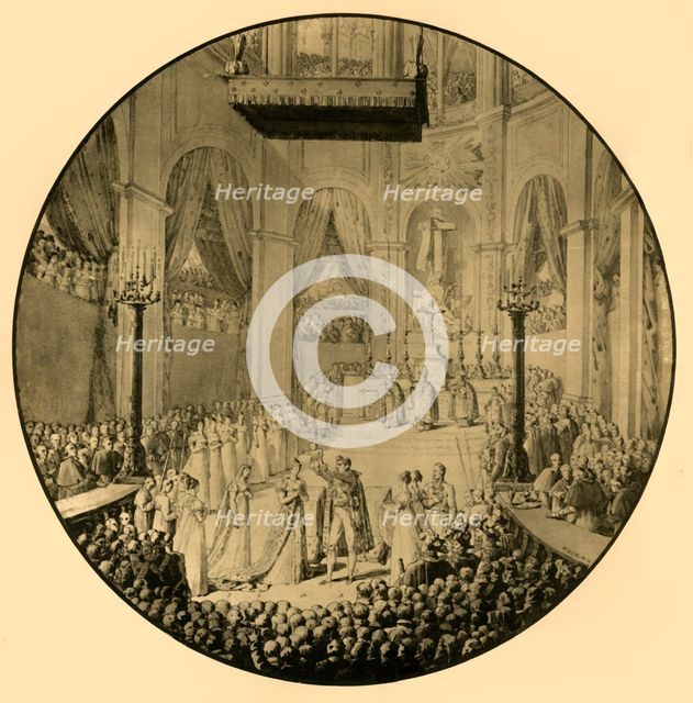 Baptism of Napoleon II, Notre Dame, Paris, 10 June 1811, (1921). Creator: Unknown.