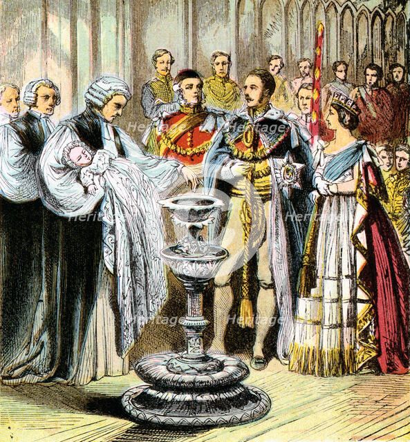 'Baptism of Prince of Wales', 1842 (c1850s). Artist: Unknown