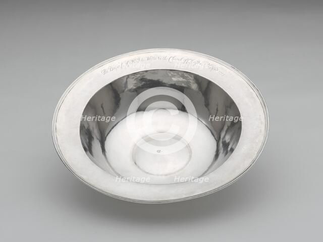 Baptismal Basin, c. 1756. Creator: Samuel Edwards.