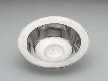 Baptismal Basin, c. 1756. Creator: Samuel Edwards