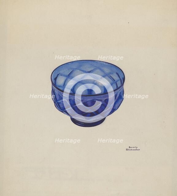 Baptismal Bowl, c. 1939. Creator: Beverly Chichester.