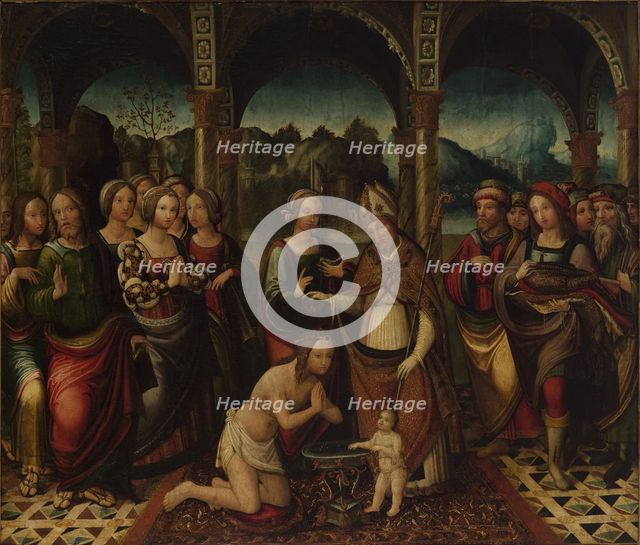 Baptismal Ceremony, End of 16th cen.. Artist: Aspertini, Amico (1474-1552)