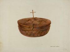 Baptismal Font, 1937. Creator: Harry Mann Waddell