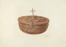 Baptismal Font, c. 1941. Creator: William Kieckhofel
