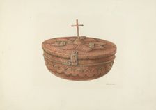 Baptismal Font, c. 1941. Creator: William Kieckhofel