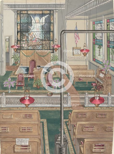 Baptist Church, 1901, 1935/1942. Creator: Perkins Harnly.