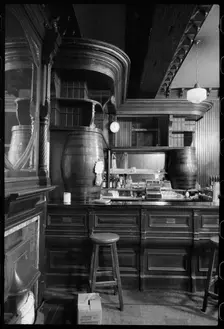 Bar of the Royal Turk's Head Hotel, 73 Grey Street, Newcastle upon Tyne, c1955-c1980. Creator: Ursula Clark