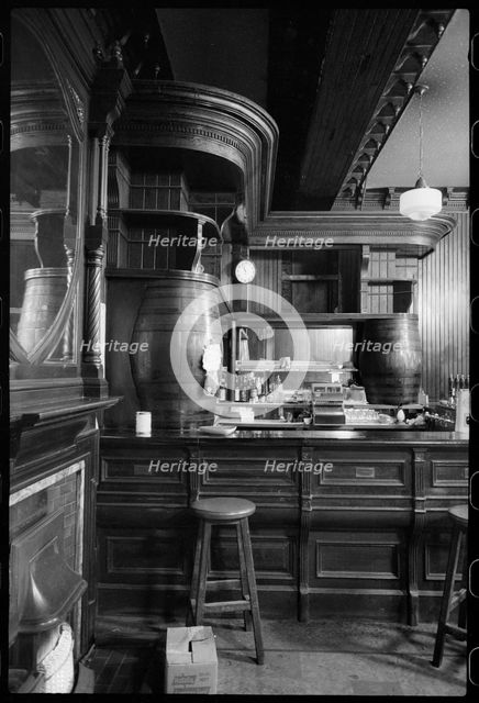 Bar of the Royal Turk's Head Hotel, 73 Grey Street, Newcastle upon Tyne, c1955-c1980. Creator: Ursula Clark.