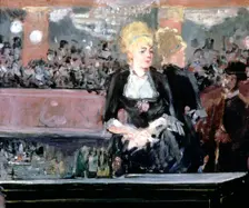 Bar at Folies Bergere 1881. Artist: Edouard Manet