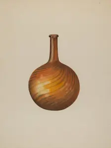 Bar Bottle, c. 1938. Creator: Isidore Steinberg