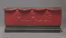 Bar counter from Muse Bar, the home bar of Isaiah Muse, 1970s. Creator: Unknown