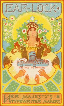 Bar-Lock Typewriter, 19th century