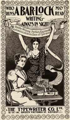 Bar-Lock Typewriter, 19th century