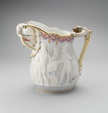 Bar Pitcher, c. 1880. Creator: Union Porcelain Works