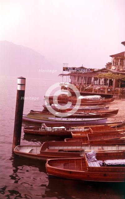 Bar-Ristorante Albergo Leon d'Oro, Orta San Giulio, Italy, c1955.  Creator: Arthur Charles Kirby Ware.