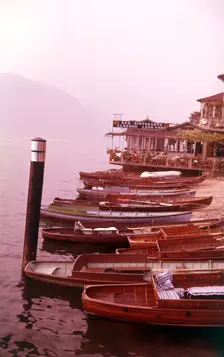 Bar-Ristorante Albergo Leon d'Oro, Orta San Giulio, Italy, c1955. Creator: Arthur Charles Kirby Ware