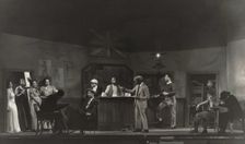 Bar scene with women standing, 1935-1939. Creator: Unknown