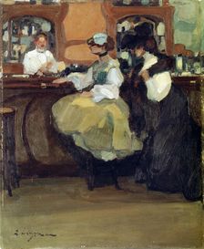 Bar Tabarin 1905. Artist: Edmond Lempereur