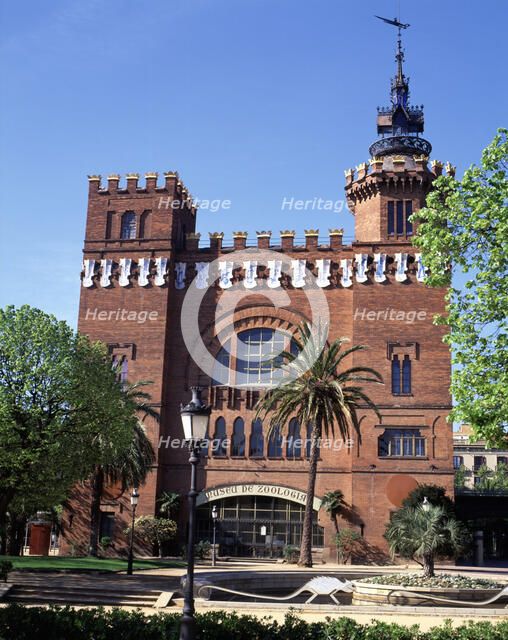 Barcelona, 'Castell dels Tres Dragons' (Three Dragons Castle), home of the Museum of Zoology, des…