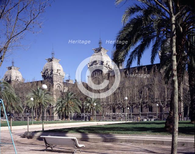 Barcelona Courthouse, 1908, by Enric Sagnier and Josep Domenech i Estapà.