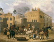 Barclay and Perkins's Brewery in Southwark c1840. Creator: Unknown