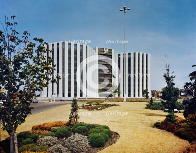 Barclays House, Serpentine Road, Poole, 08/07/1975. Creator: John Laing plc.