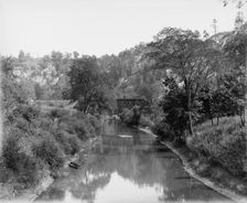 Baraboo River near Ableman's, distant view, between 1880 and 1899. Creator: Unknown