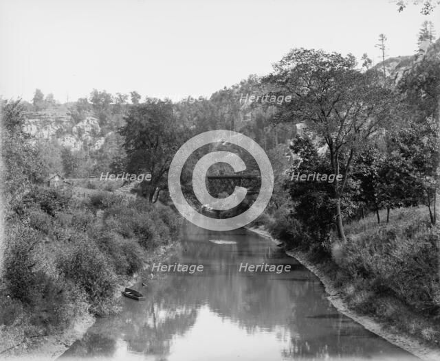 Baraboo River near Ableman's, distant view, between 1880 and 1899. Creator: Unknown.