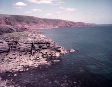 Barafundle Bay, Pembrokeshire, c1955. Creator: Arthur Charles Kirby Ware