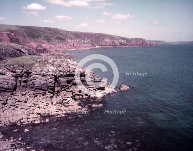 Barafundle Bay, Pembrokeshire, c1955. Creator: Arthur Charles Kirby Ware.