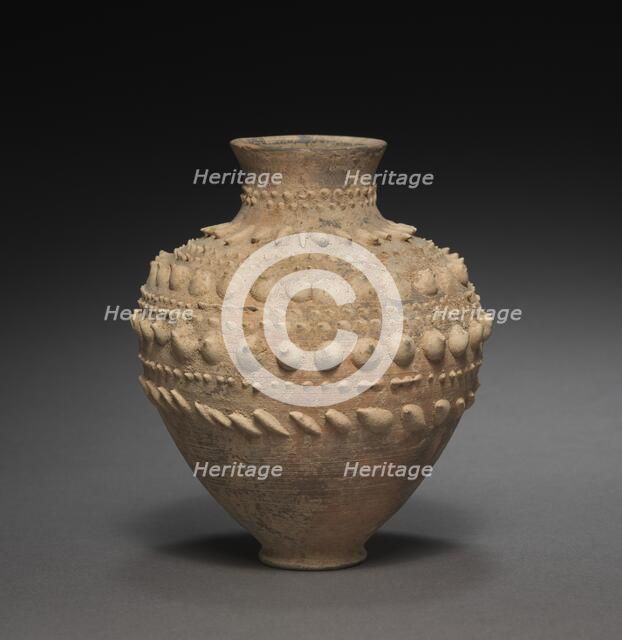 Barbotine Vase, 1st to 2nd Centuries AD. Creator: Unknown.