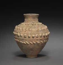 Barbotine Vase, 1st to 2nd Centuries AD. Creator: Unknown
